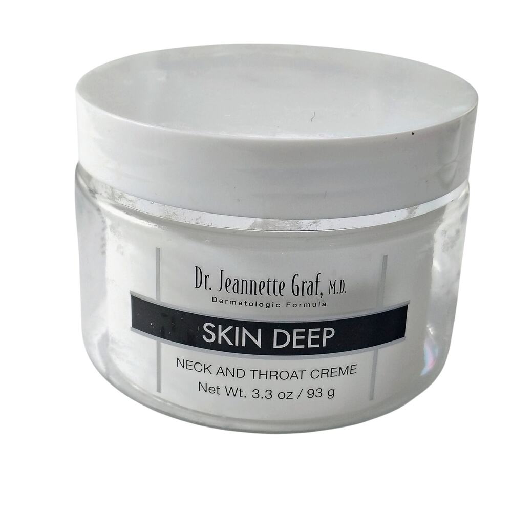 Dr. Jeannette Graf Skin Deep Neck Throat Treatment Cream 3.3 oz. Reduce Sag Line